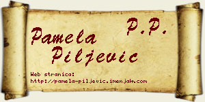 Pamela Piljević vizit kartica